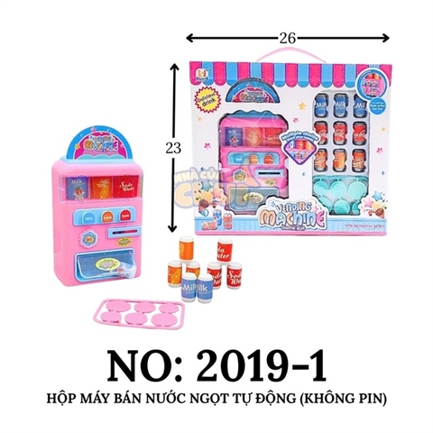 2019-1 HỘP MÁY BÁN NƯỚC NGỌT TỰ ĐỘNG (KHÔNG PIN)