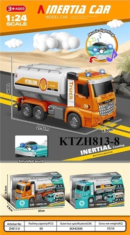 KTZH813-8 HỘP XE CT BỒN PIN NHẠC ĐÈN TL 124 INERTIA CAR (KHÔNG MẶT KIẾNG) 27X9.5X16.5