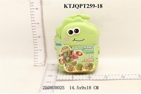 KTJQPT259-18 HỘP KỆ BẾP VALI KÉO KHỦNG LONG DINOSAUR BABY LUGGGAGE (VALI KÉO) 14.5X9X18