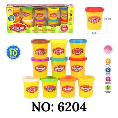 6204 HỘP ĐẤT SÉT 10 HŨ Collect Them All