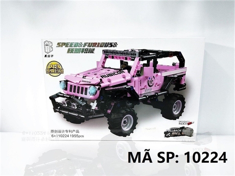 10224 HỘP LOGO RÁP XE JEEP 955 MIẾNG (HỒNG) Speed & Furious