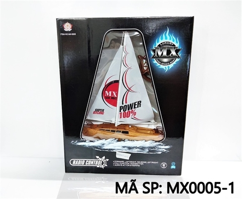 MX0005-1 HỘP TÀU BUỒM ĐK 7 Đ.TÁC, VÔ LĂNG BÁNH LÁI, CÓ SẠC MX-0005