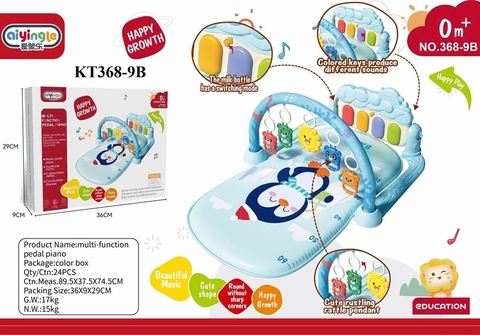 KT368-9B HỘP THẢM LẮC TREO NÔI + ĐÀN PIN CHIM CÁNH CỤT HAPPY GROWTH 36X9X29