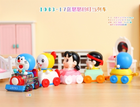 1083-17 HỘP BLINDBOX HOẠT HÌNH ĐỦ MẪU NGỒI XE LỬA 1L/4 1T/96