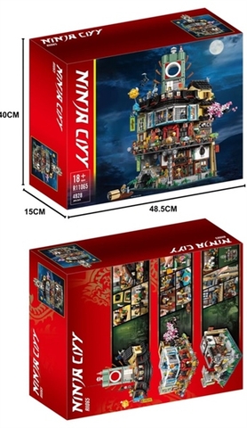 HỘP LOGO NINJAGO RÁP THÀNH PHỐ NINJAGO