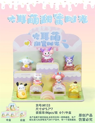 M133 HỘP BLINDBOX HOẠT HÌNH ĐỦ MẪU TAI TO DỄ THƯƠNG 1L/6 1T/96