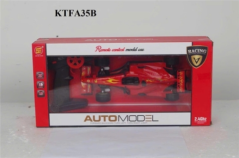 KTFA35B  HỘP XE HƠI ĐUA F1 ĐK 7 Đ.TÁC, KHÔNG SẠC, TAY CẦM CẦN GẠT TL 118 AUTO MODEL