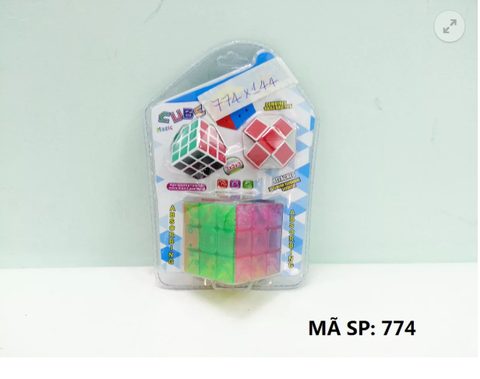 774 VĨ RUBIC 3C 3X3 3 HÀNG (1 LỚN TRONG, 1 NHỎ, 1 TRÒN)