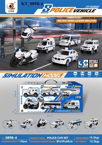 KT_089B-4 HỘP XE CS TRỚN 6C ĐỦ MẪU (JEEP, HƠI, MOTO, CỨU THƯƠNG, BUS, MÁY BAY TRỰC THĂNG) SIMULATION MODEL 66X9X29