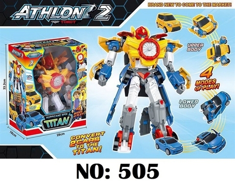 505 HỘP RÁP ROBO BIẾN HÌNH XE HƠI TOBOT TITAN ATHLON 2