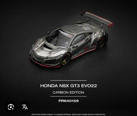 BOX XE POP RACE PR64-159 HONDA NSX GT3 EVO22