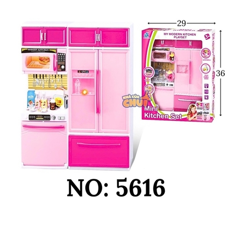 5616 HỘP NHÀ BẾP PIN TỦ BẾP, TỦ LẠNH 2 CÁNH, LÒ NƯỚNG