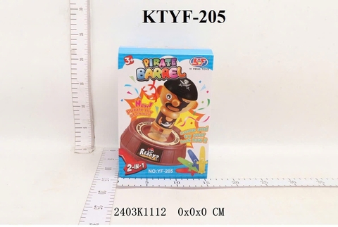 KTYF-205 HỘP ĐÂM HẢI TẶC 1 MẮT 1C 2 IN 1 PIRATE BARREL