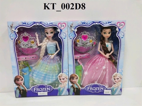 KT_002D8  HỘP BABY FROZEN 1C KHỚP+ 2C ÁO+ TÚI XÁCH FROZEN (2 MẪU CHỊ, EM NGƯỜI TUYẾT)