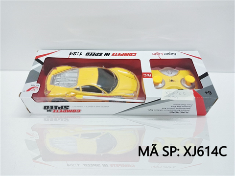 XJ614C HỘP XE HƠI ĐK 7 Đ.TÁC, ĐÈN LED 3D, KHÔNG SẠC TL 1:24 XJ613-C, XJ614-C