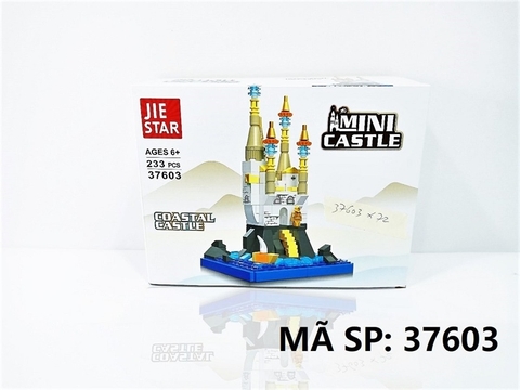 37603 HỘP LOGO RÁP LÂU ĐÀI 233 MIẾNG Mini Castle (Jie Star)