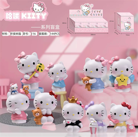 HM116 HỘP BLINDBOX HELLO KITTY 1L/8 1T/144