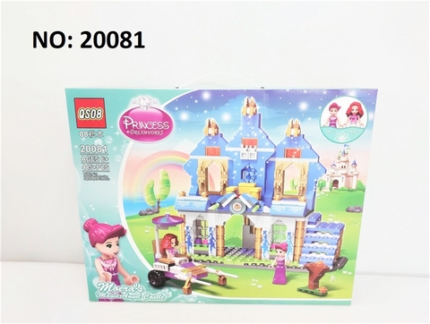 20081 HỘP LOGO RÁP NHÀ LÂU ĐÀI 445 MIẾNG PRINCESS DREAM WORKS (FRIEND) QS08