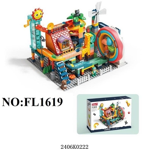 FL1619 HỘP LOGO RÁP NHÀ CẦU TRƯỢT BANH 330 MIẾNG