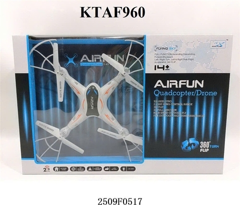 KTAF960 HỘP MÁY BAY DRONE ĐK TRÊN KHÔNG, 4 CÁNH, CÓ SẠC AIRFUN (KHÔNG CAMERA)