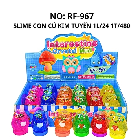 LTKCRF-967 SLIME CON CÚ KIM TUYẾN 1L/24 1T/480