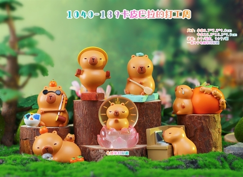 1040-189 HỘP BLINDBOX CAPYBARA TUẦN LÀM VIỆC CỦA CAPYBARA 1L/6 1T/96