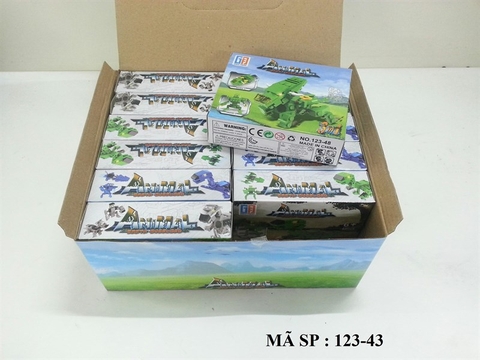 123-43 HỘP LOGO RÁP KHỦNG LONG 12C