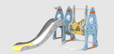 CẦU TUỘT HÌNH TÊN LỬA + XÍCH ĐU