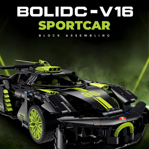 60511 HỘP LOGO RÁP XE HƠI BUGATTI 910 MIẾNG TL 114 10CMX34CMX15CM