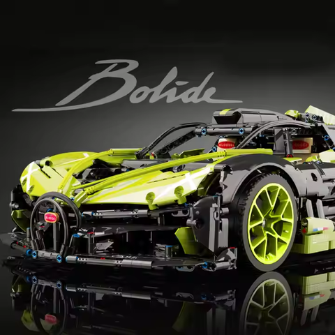 10211 HỘP LOGO RÁP XE HƠI BUGATTI 3588 MIẾNG (XANH LÁ) Bohde