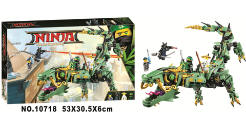 10718  HỘP LOGO RÁP NINJA RỒNG 573 MIẾNG