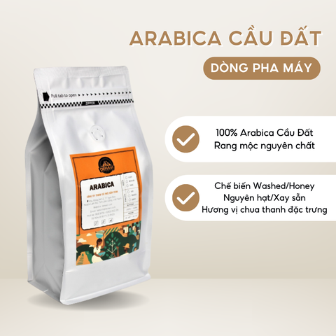 Cà phê ARABICA Pha Máy