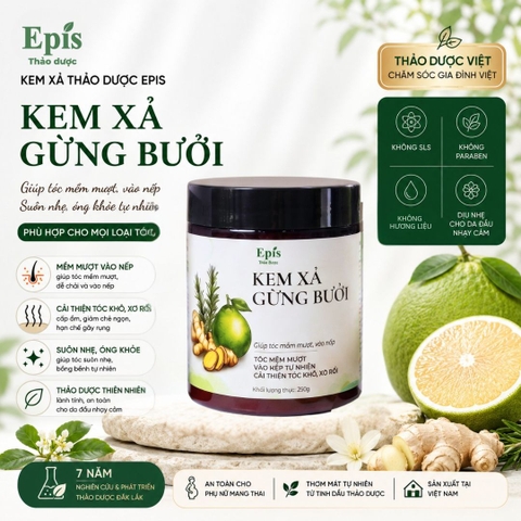 Kem xả gừng bưởi Epis