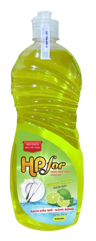 Nước Rửa Chén 800ml HP FOR hương Chanh
