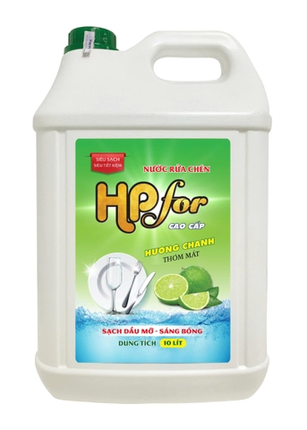 Rửa chén hương chanh 10kg HP FOR