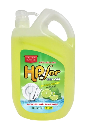 Nước Rửa Chén 2,1kg HP FOR hương Chanh
