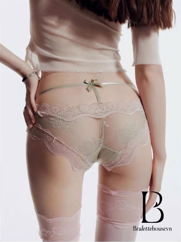 Quần lót satin Katin Panties phối ren co giãn gợi cảm Bralettehousevn