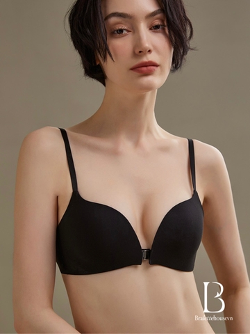 ÁO LÓT NỮ KHÔNG GỌNG CÓ MÚT GÀI KHÓA TRƯỚC NÂNG NGỰC VỪA THOẢI MÁI BRA COMFY BASIC S1544 Bralettehousevn
