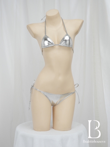 Bộ đồ lót 02 mảnh ánh kim Wow Set S2531 lấp lánh dây cột gợi cảm Bralettehousevn