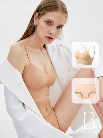 Set áo lót nữ không gọng có mút mỏng So Fresh Set S1266 thoải mái dễ chịu Bralettehousevn