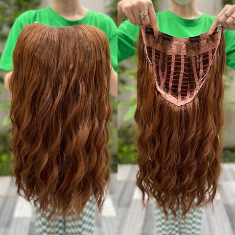 Tóc Kẹp U xù phồng Gợn sóng ku19