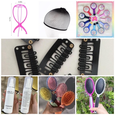 Phụ Kiện Tóc Giả ( Lược + Dưỡng + Keo dán + lưới ..... )