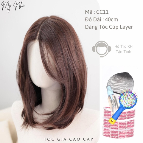 Siêu Da Đầu Hai Mái Cc11 Cúp Layer Lửng (kèm dưỡng + miếng dán + lưới + lược)