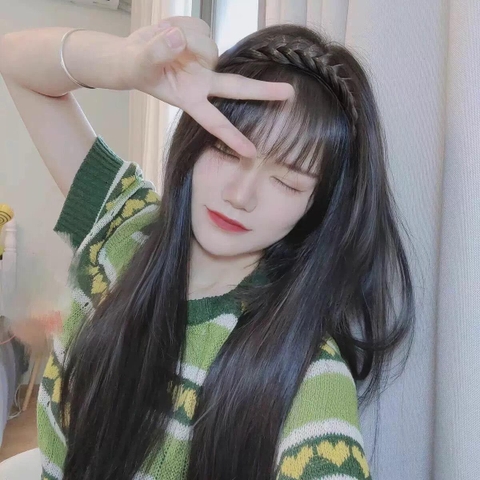 Băng đô bính D thẳng BD024 Tóc giả Phụ nữ