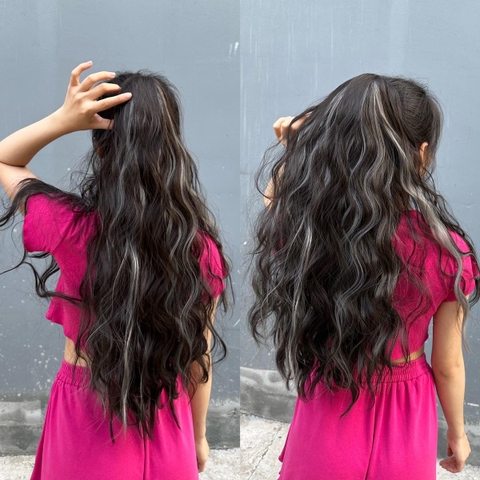 Ngoạm Xù Sóng Tóc giả MN42 Light dài 60cm