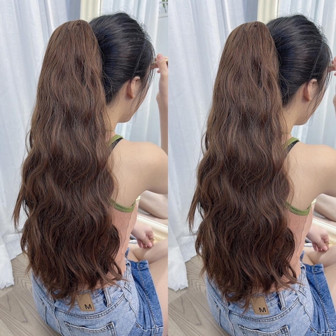 Ngoạm Xù Gợn sóng MN42 Tóc giả (kèm dưỡng + lược)