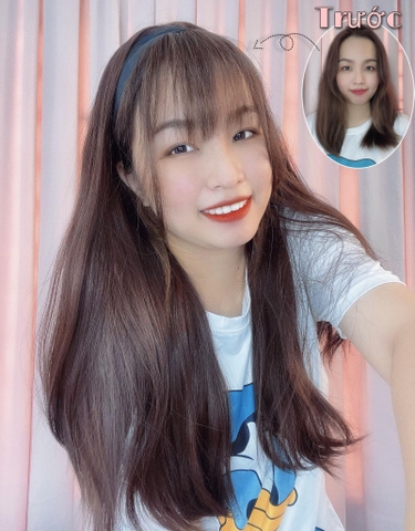 Tóc nguyên đầu BQ001 thẳng