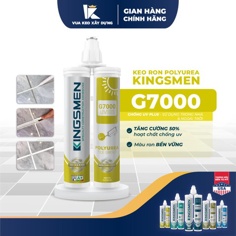 Keo Ron Gạch Kingsmen G7000 Chống UV Plus - Sử Dụng Trong Nhà & Ngoài Trời