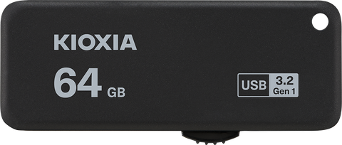 USB 3.2 KIOXIA TransMemory U365 64GB upto 150MB/s LU365K064GG4 Đen  - Bảo hành 5 năm