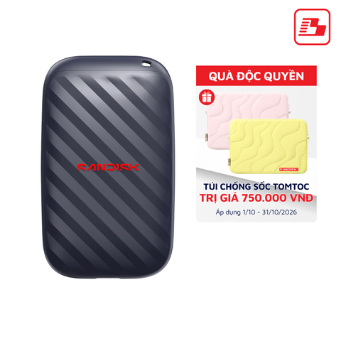Ổ cứng di động SSD SanDisk Portable Drive E10 500GB upto 600 MB/s SDSSDE10-500G-G25 - Bảo hành 3 năm